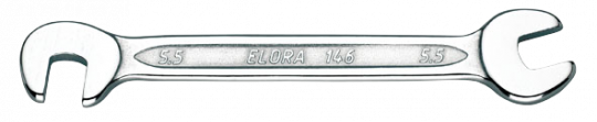 Doppelmaulschlüssel, klein, ELORA-146-10x10 mm 0146001001000