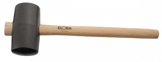 Rubber Mallet, 90 mm, ELORA-1620-90 1620000907000