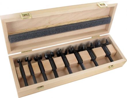 Bormax® 2.0 Juego de 8 piezas en caja de madera Ø 15, 20, 25, 30, 35, 40, 45, 50 mm 