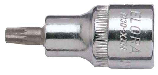 Screwdriver Socket 1/2",  B&S-XZN, ELORA-3230-XZN 12 3230000122000