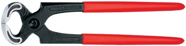 Kneifzange mit Kunststoff überzogen schwarz atramentiert 180 mm KNIPEX5001180