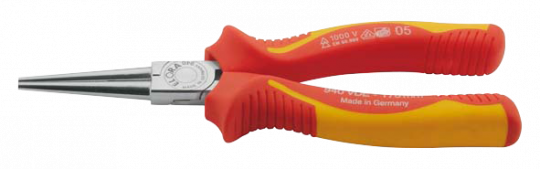 VDE Round Nose Plier with Handle Insulation Code