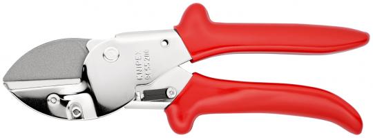 Anvil shears with plastic grips chrome plated 200 mm 