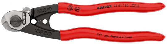 Wire Rope Cutter forged plastic coated 190 mm 
