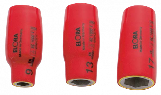VDE-Hexagon socket 1/2", ELORA-971-10 mm 0971000102100