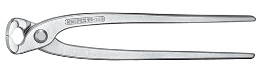 Concreters' Nipper (Concreter's Nippers or Fixer's Nippers) bright zinc plated 220 mm 