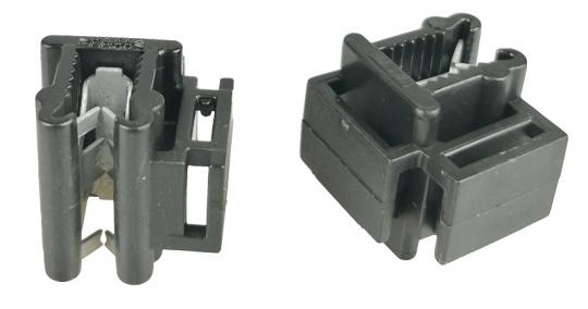 Kantenclips Schmal/Multidirektional ohne Kabelbinder für Kanten 0,7-3 mm, 500 Stück 