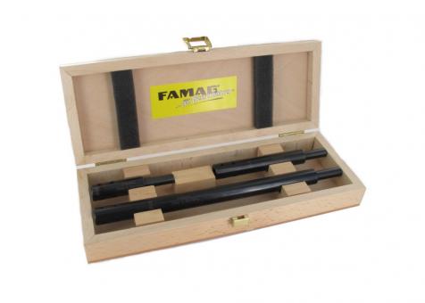 Extension shank, Set in wooden case, 3 pcs., length 80, 125, 250 mm, Ø 10 mm 