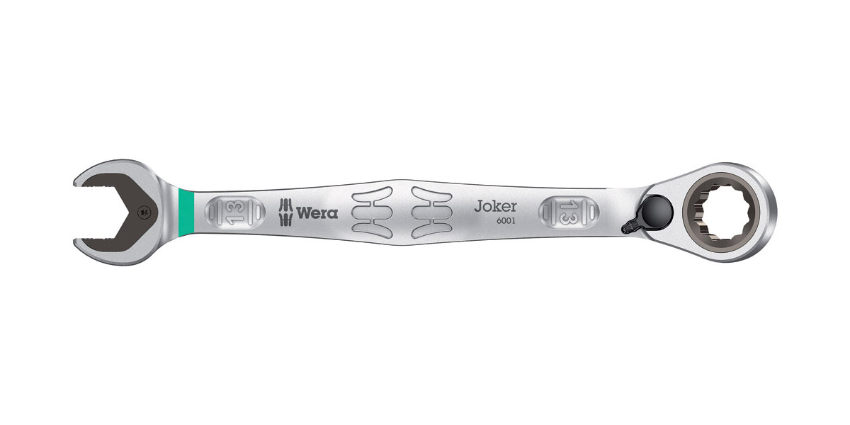 6001 Joker Switch Maul-Ringratschen-Schlüssel, umschaltbar, 11 x 165 mm |  Wuppertools Werkzeughandel