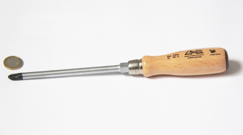 Phillips-Schraubendreher mit Holzgriff PH3x150 | Wuppertools Werkzeughandel